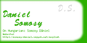 daniel somosy business card